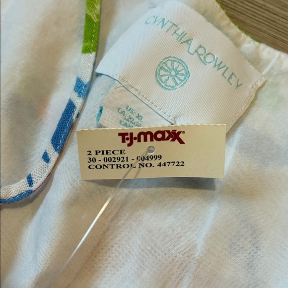 Cynthia Rowley Linen blend Tiered Maxi dress White print Brunch Vacation XL NWOT - Picture 10 of 12